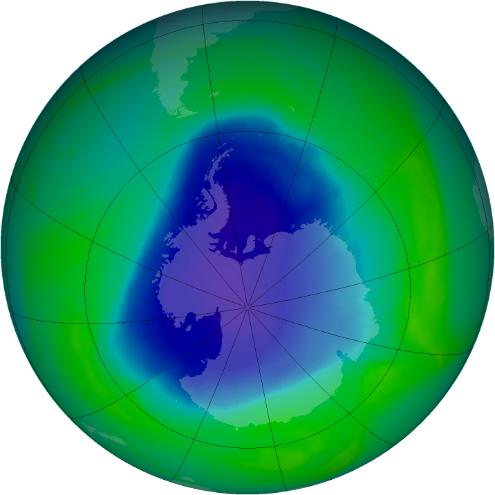 Ozone Map 2007-11-18